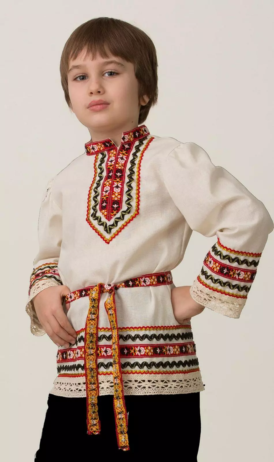 Славянский костюм рубашка вышиванка (5603-1)