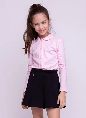 Блузка для девочки с длинным рукавом (0002_ШК21)