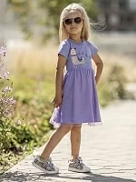 Платье для девочки короткий рукав (030_ОС22)