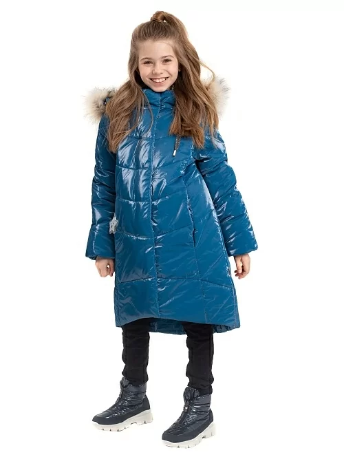 Пальто для девочки Лея (438-22з)