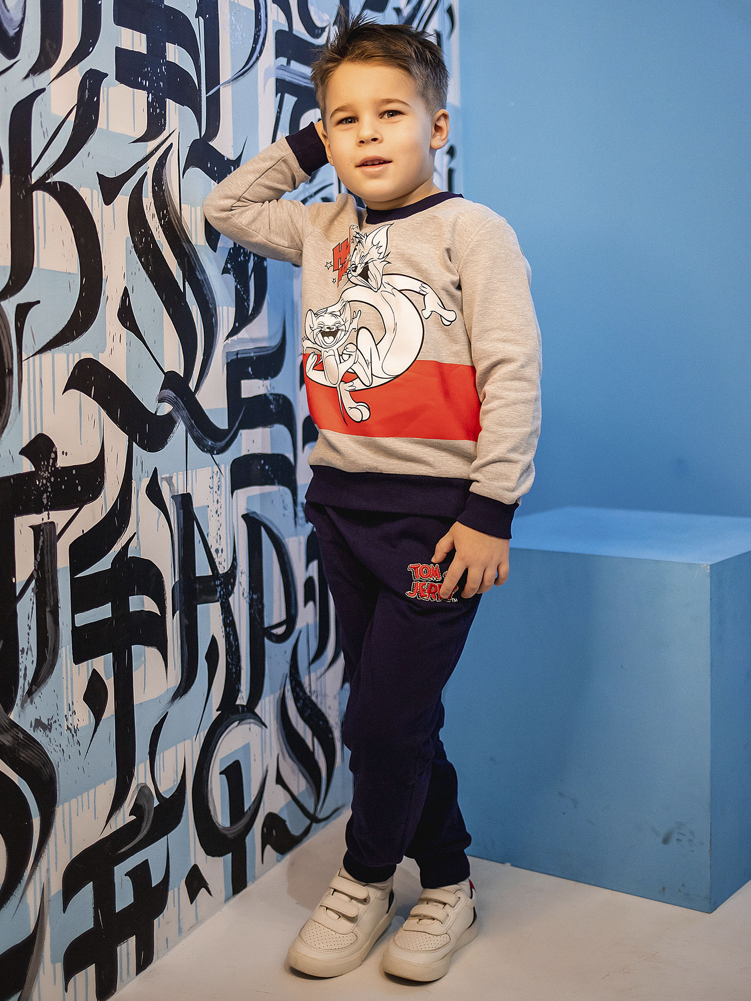 Комплект пуловер и брюки для мальчика (0020_ОПЛ)