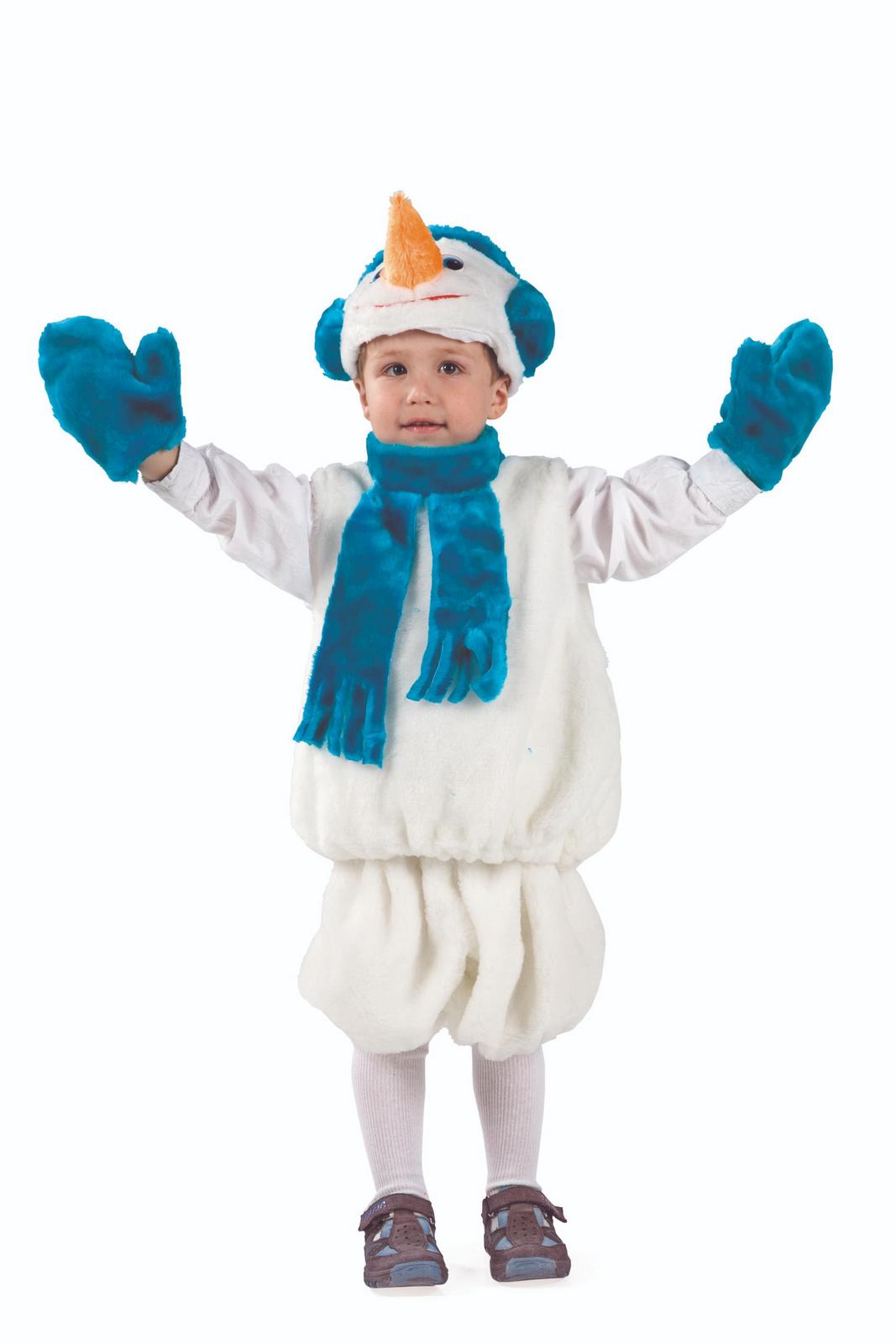 К�ак сшить костюм снеговика для мальчика своими руками