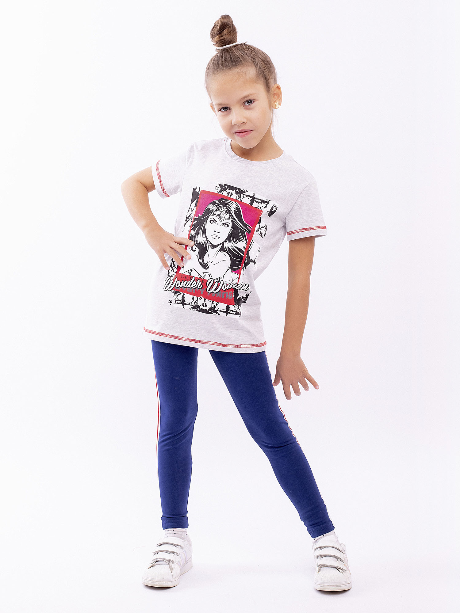 Комплект футболка и леггинсы для девочки (0086_ОЛ21)